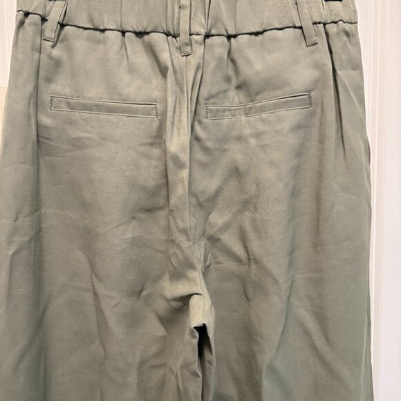 A New Day Wide Leg Pants Olive Green Size 4 NWT - Picture 5 of 7
